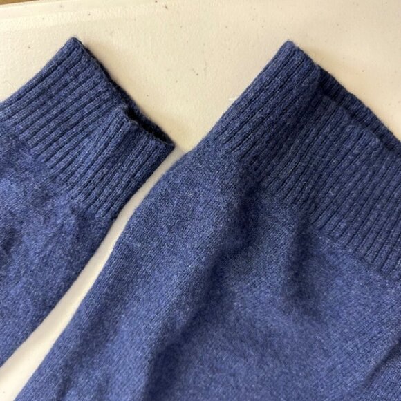 Jack & Jones Premium Deep Blue Lambswool Quiet Luxury Crewneck Sweater Size XL - Picture 9 of 11